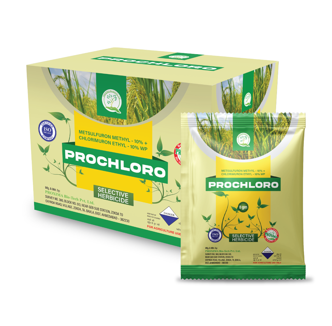 Metsulfuron Methyl - 10% + Chlorimuron Ethyl - 10% WP