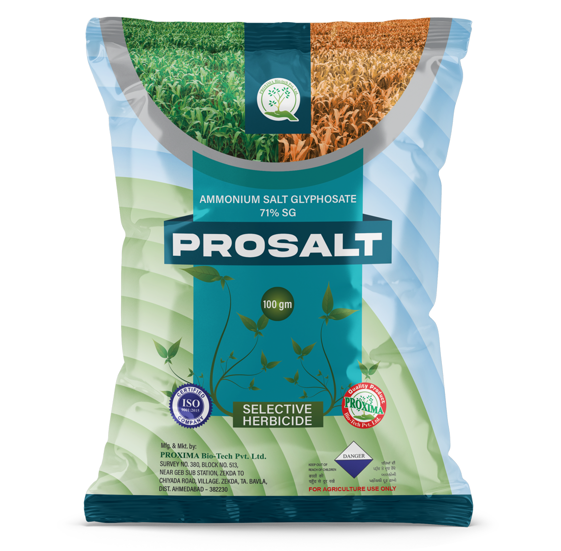Ammonium salt of glyphosate 71% SG